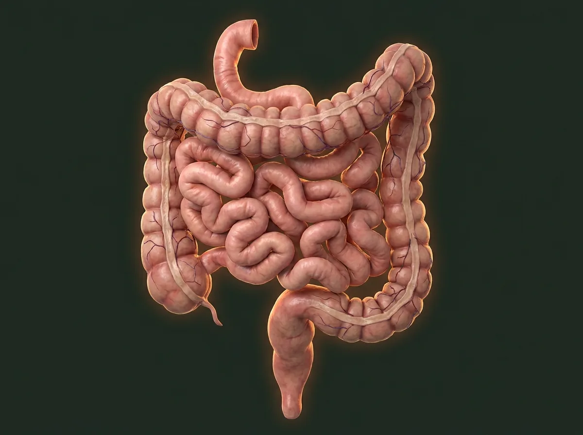 Ilustração anatômica — Intestino e hábito intestinal