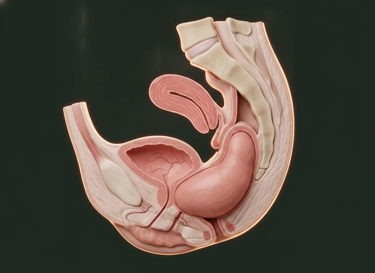 Ilustração anatômica — Retocele